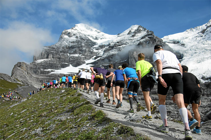 Jungfrau Marathon on the Eiger